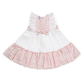 VESTIDO RAYAS ROSA BLANCO