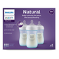 PEPES AVENT NATURAL 9 OZ SET 3 AZULES