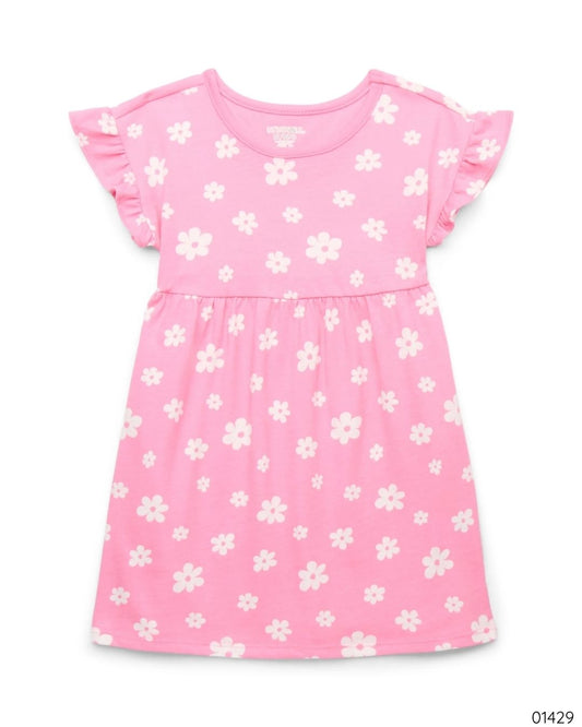 VESTIDO ROSADO FLORES
