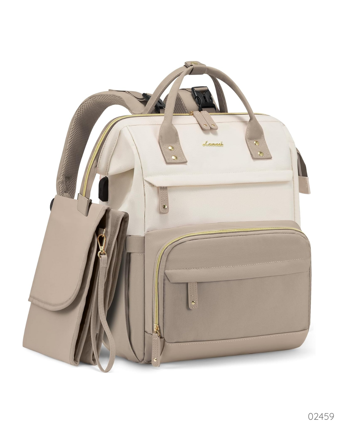 PAÑALERA LOVEVOOK CON CAMBIADOR BEIGE