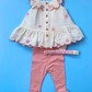 VESTIDO 3 PZS FLORES VINCHA
