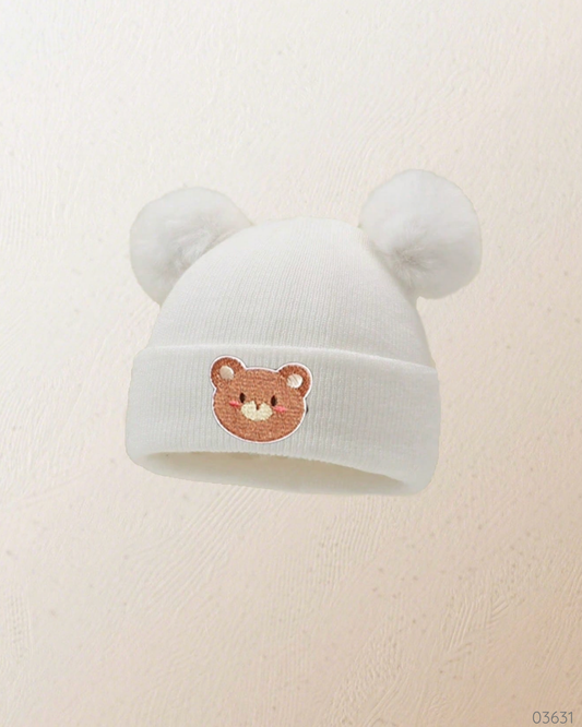GORRO BLANCO GATITO