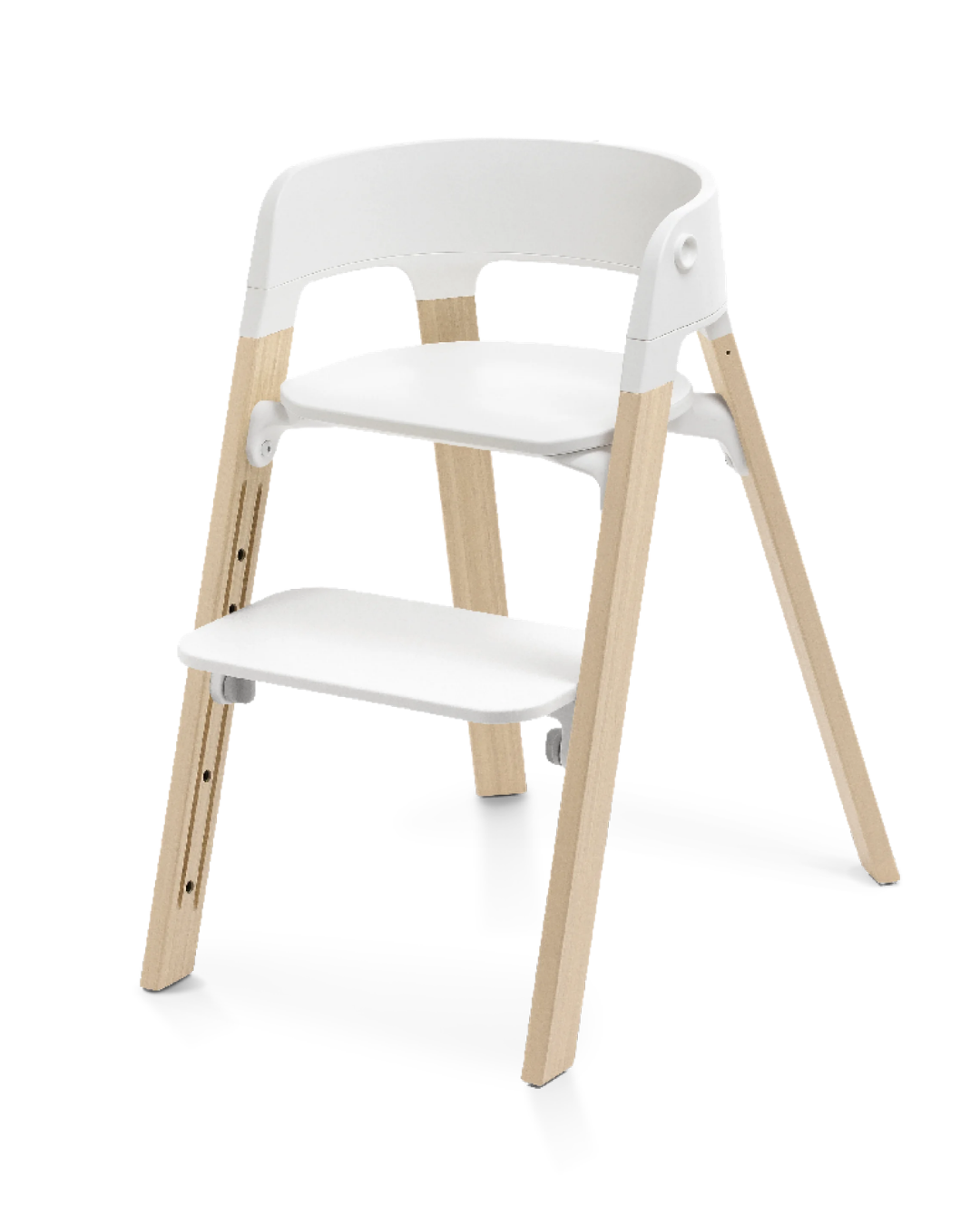 STOKKE STEPS SILLA DE COMER BLANCO NATURAL