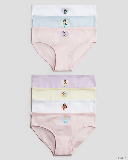 PANTIES PRINCESAS 7PZS H & M