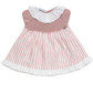VESTIDO TEJIDO RAYAS ROSA BLANCO