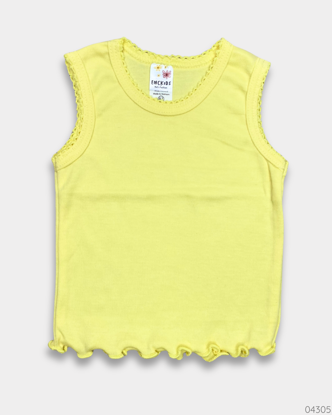 CAMISA AMARILLA SIN MANGAS