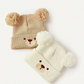 GORRO 2PZS BLANCO CAFE OSO