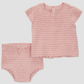 TRAJE 2 PZS CARTER´S BORDADO ROSADO