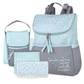 PAÑALERA BABAY ESSENTIAL AZUL GRIS ESTRELLAS