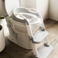 ASIENTO DE ENTRENAMIENTO CON ESCALERA GRIS