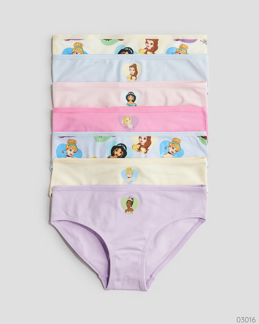 PANTIES PRINCESAS 7PZS H & M