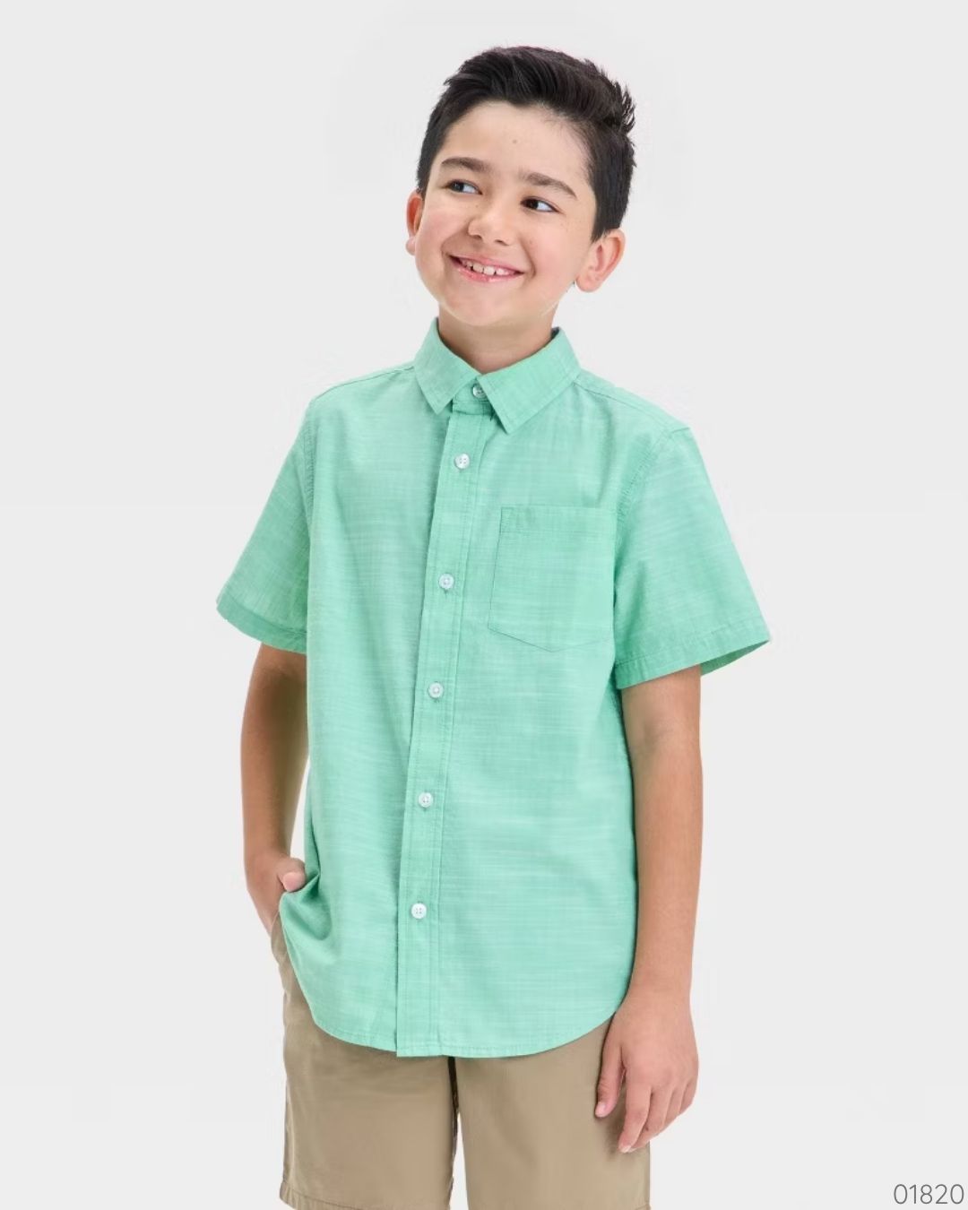 CAMISA FORMAL CAT & JACK VERDE