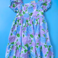 VESTIDO 2 PZS FLORES MORADO
