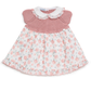 VESTIDO TEJIDO ROSA FLORES