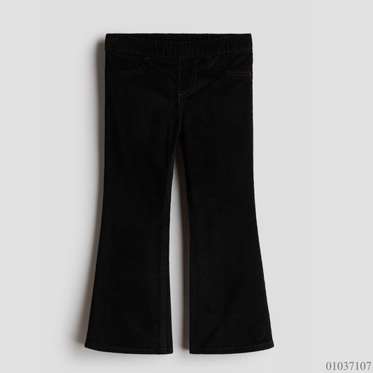 PANTALON NEGRO CORDUROY NIÑA