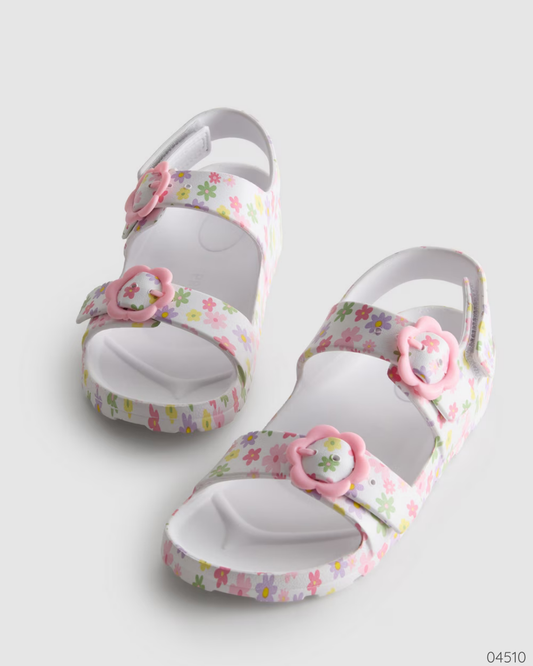 SANDALIAS FLORES ROSA