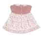 VESTIDO TEJIDO ROSA FLORES