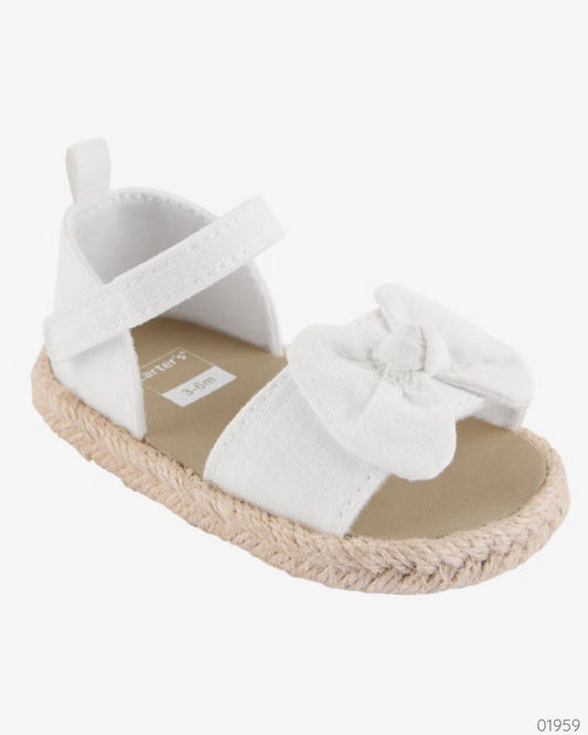 SANDALIAS CARTER´S BLANCAS CHONGO BEBE