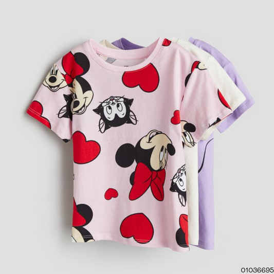 SET CAMISA 3 PZS MINNIE