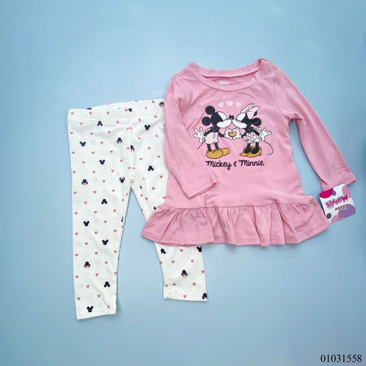 TRAJE MINNIE MICKEY MANGA LARGA