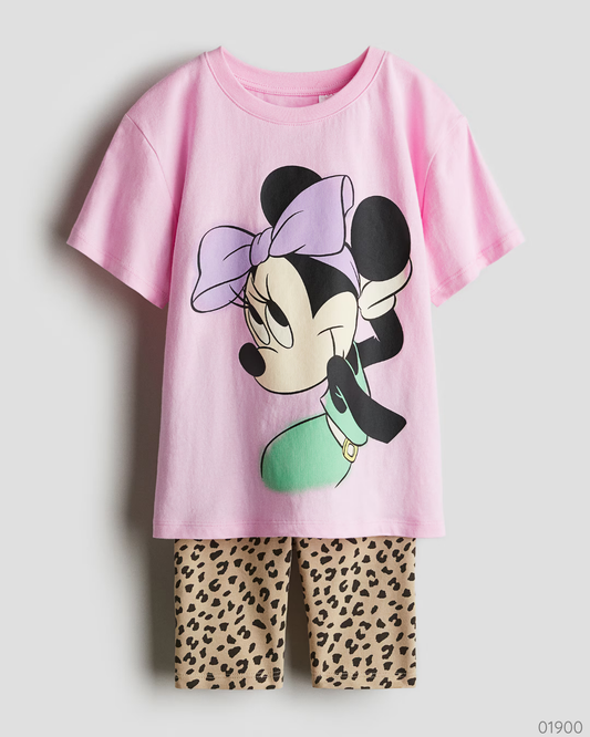 TRAJE MINNIE H&M ROSADO