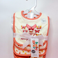 SET DE 3 BABEROS + 2 SALIVEROS MARIPOSA