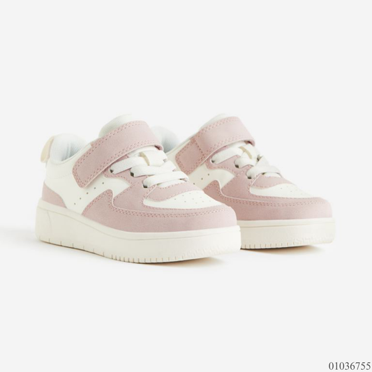 TENIS H&M NIÑA ROSADO BLANCO