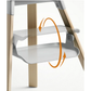 SILLA DE COMER STOKKE CLIKK AZUL