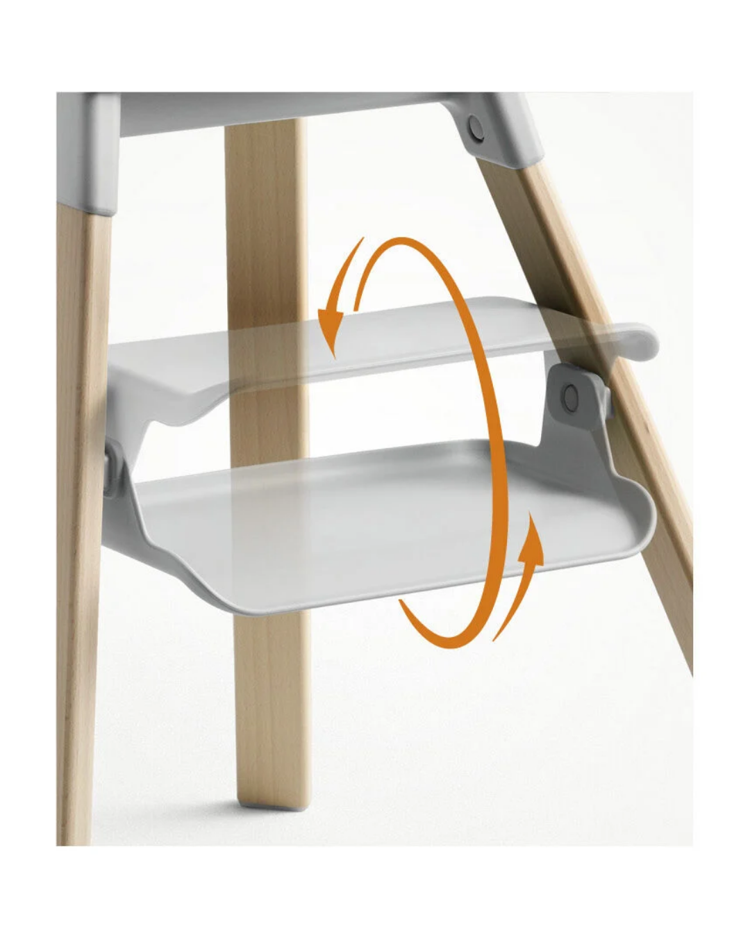 SILLA DE COMER STOKKE CLIKK AZUL