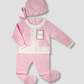 TRAJE TEJIDO ROSADO BLANCO 02702