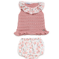CONJUNTO TEJIDO ROSA FLORES