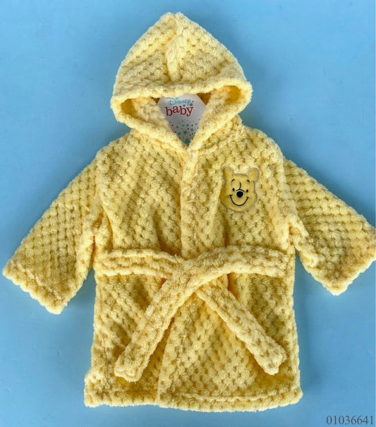 BATA DE BAÑO WINNIE POOH AMARILLO