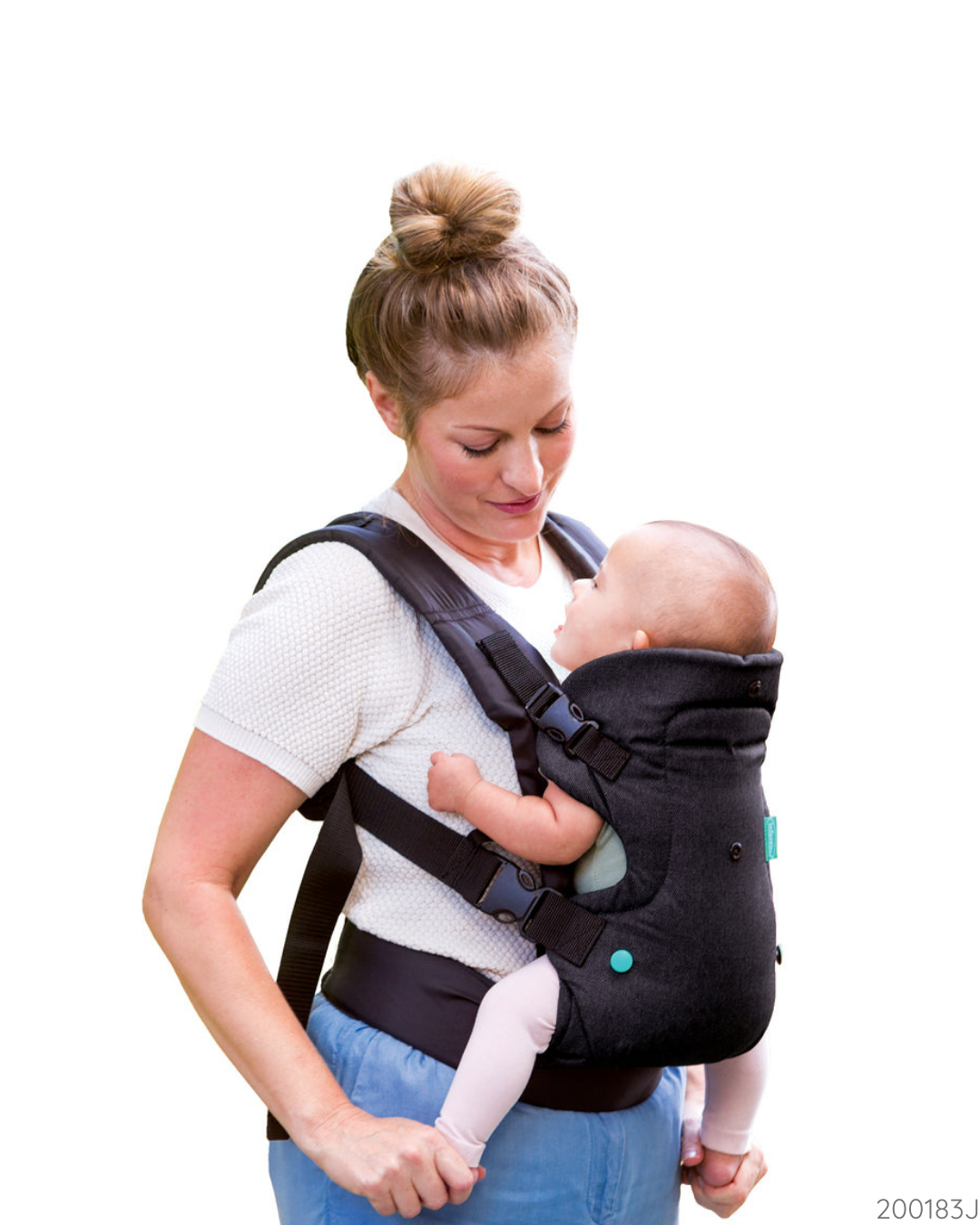 PORTABEBÉ FLIP 4-EN-1 CONVERTIBLE INFANTINO - NEGRO
 8-32 LBS