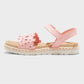 SANDALIAS CAT&JACK ROSA FLORECITAS