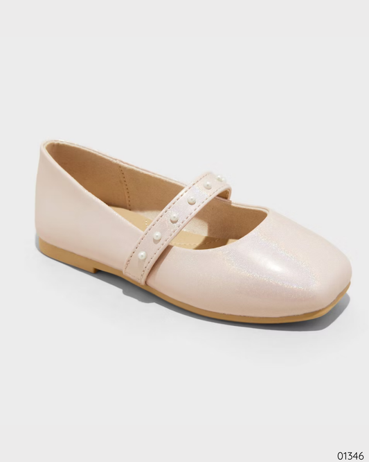 ZAPATOS ROSADOS PERLAS