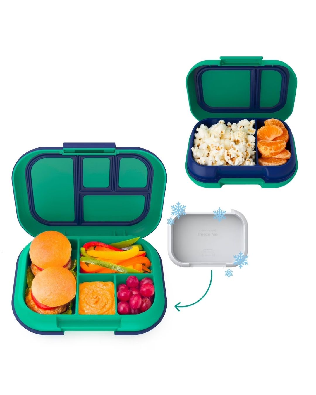BENTGO KIDS LUNCH BOX + SNACK VERDE