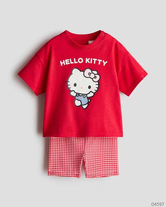 TRAJE HELLO KITTY ROJO