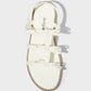 SANDALIAS CAT&JACK BLANCAS 3 CHONGUITOS