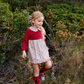 VESTIDO PUNTO ROJO FLORES
