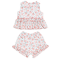 CONJUNTO ROSA Y BLANCO FLORES