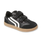 ZAPATOS NEGRO RAYAS BLANCAS CAT&JACK