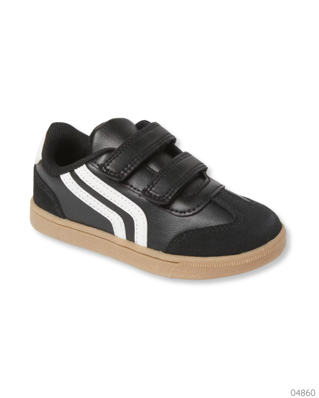 ZAPATOS NEGRO RAYAS BLANCAS CAT&JACK