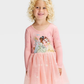 VESTIDO PRINCESAS SALMON