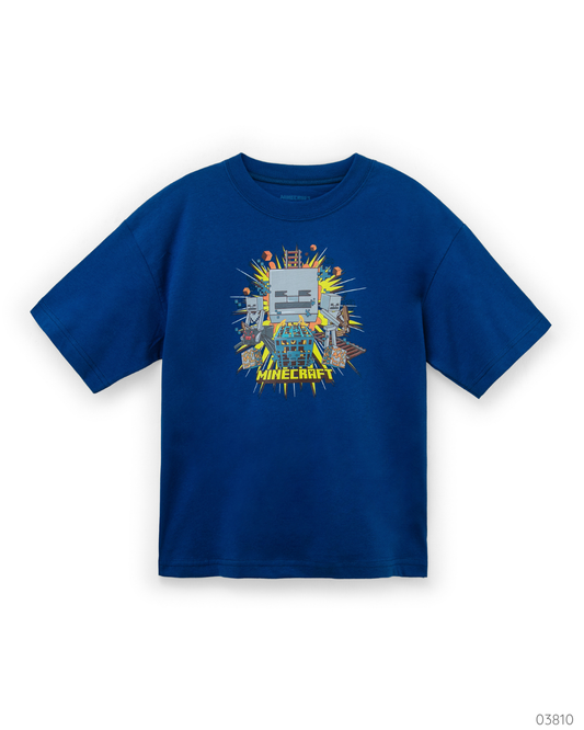 CAMISA MINECRAFT AZUL