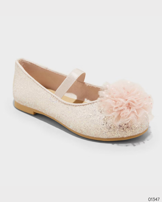 ZAPATOS ROSADOS ESCARCHADOS