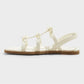 SANDALIAS CAT&JACK BLANCAS 3 CHONGUITOS