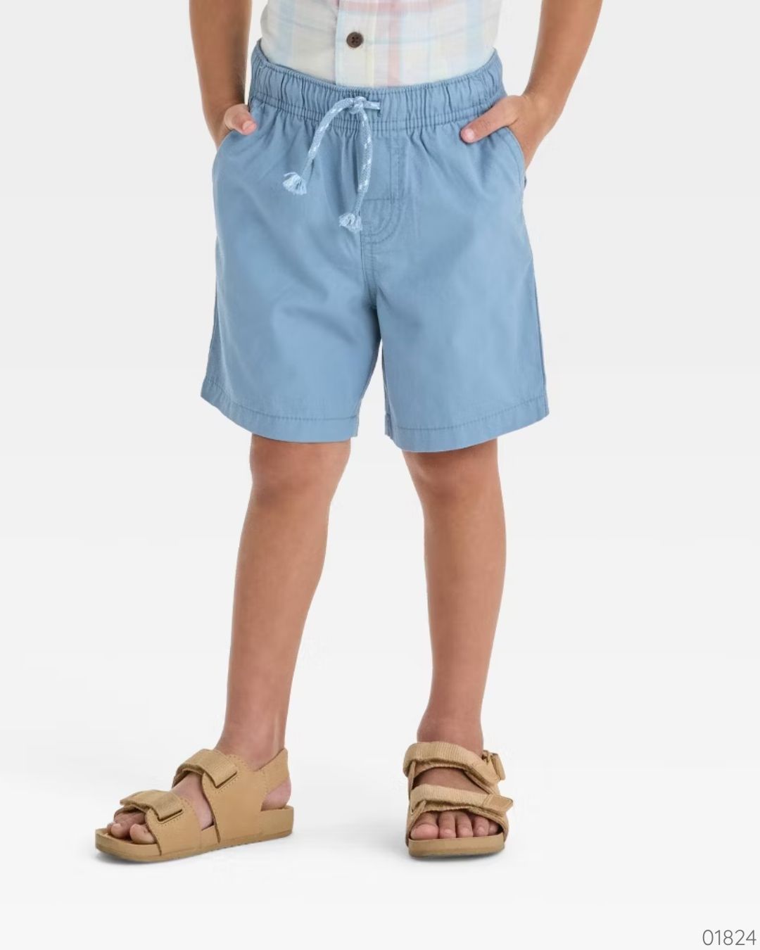 SHORT AZUL TURQUESA CAT&JACK CORDONES