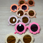 LENTES FLORES NIÑA MULTICOLOR