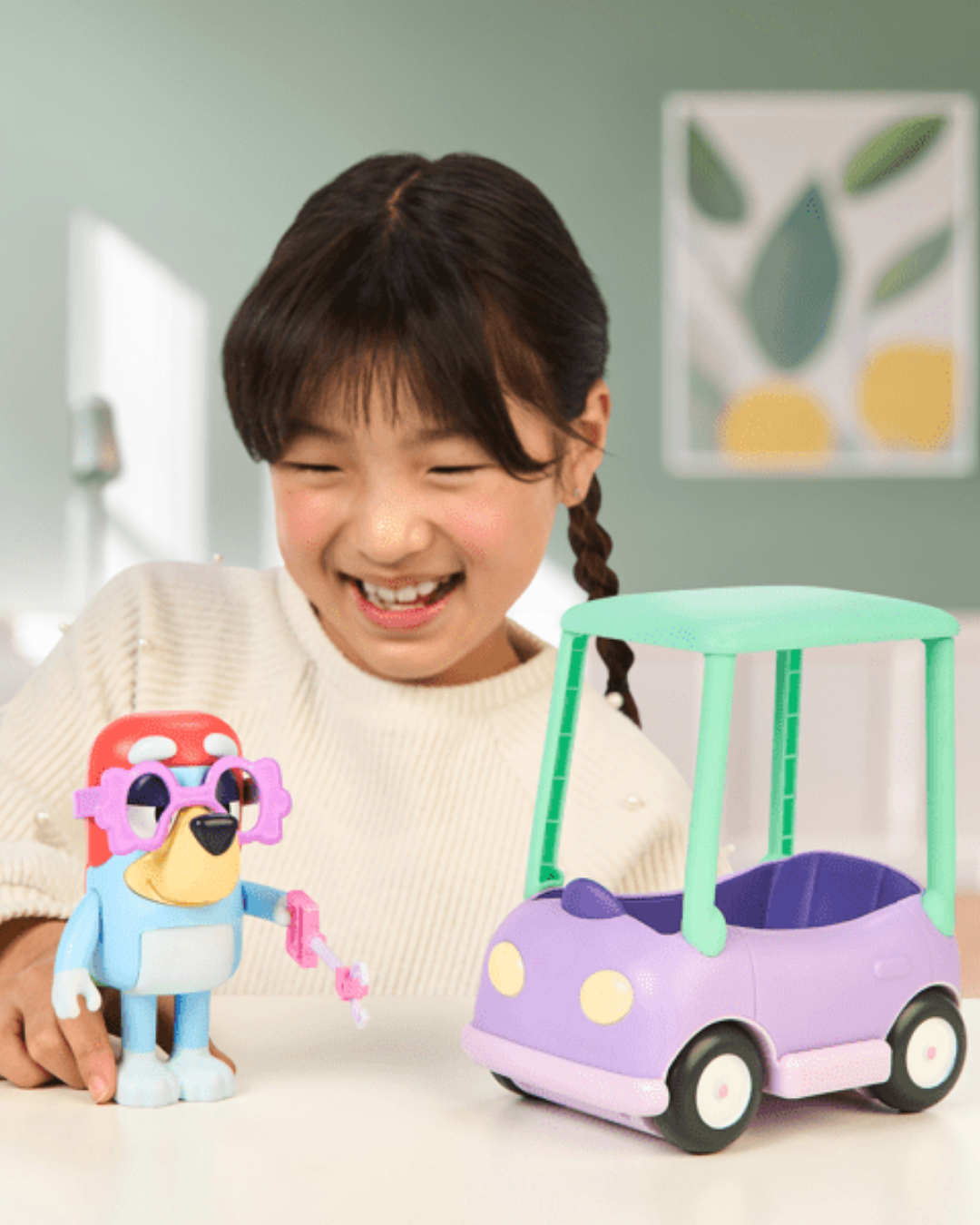 BLUEY CHAT MATES CON VEHICULO
