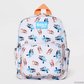 MOCHILA BLUEY 11'' AZUL 5+ NARANJA